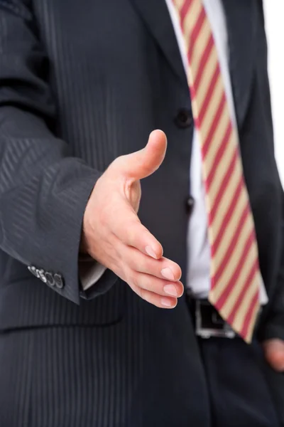 Businessman offering a handshake — Stock Photo, Image