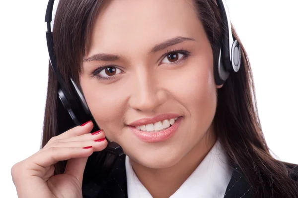 Operador de call center — Fotografia de Stock