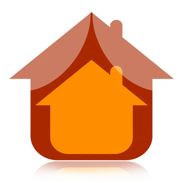 房子icon — 图库照片