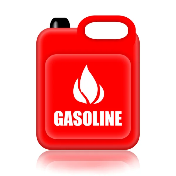 Gasoline canistre — Stock Photo, Image