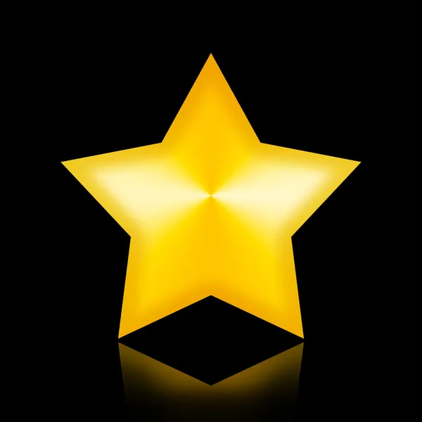 Gouden ster — Stockfoto