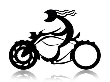 Motorcycle Rider clipart