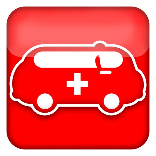 Ambulans bil — Stockfoto