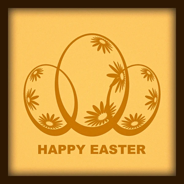 Feliz Pascua diseño retro — Foto de Stock