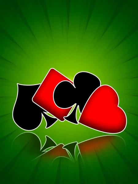 Casino Glücksspiel Hintergrund — Stockfoto