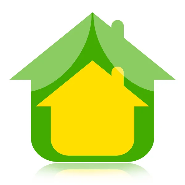Eco house — Stockfoto