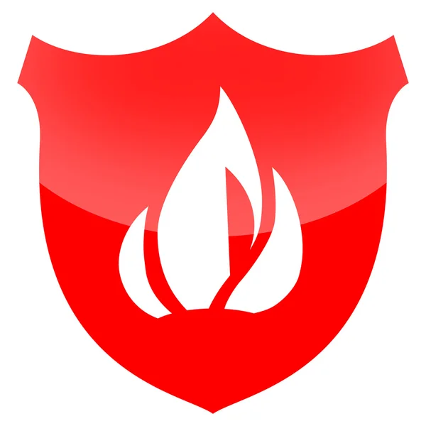 Escudo de protecção contra incêndios — Fotografia de Stock