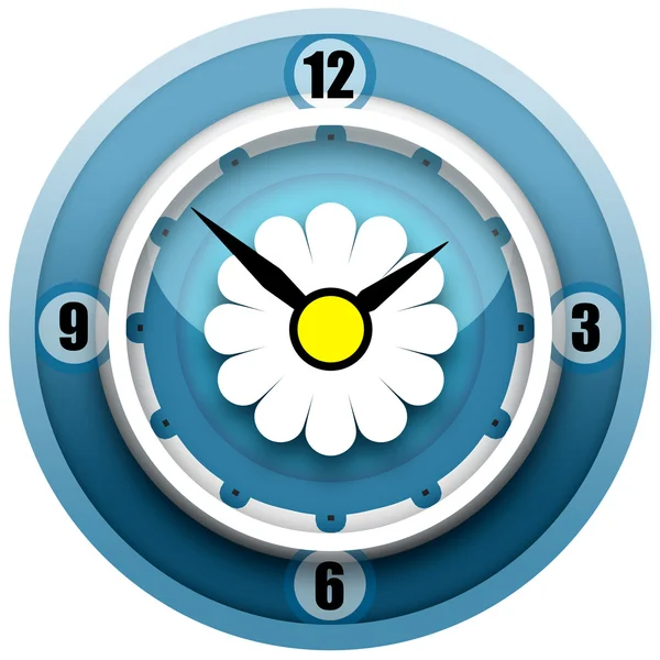 Chamomile Clock — Stock Photo, Image