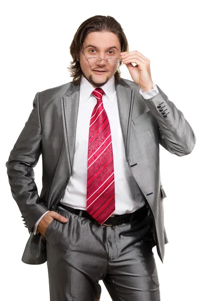 Portret van een senior zakenman — Stockfoto