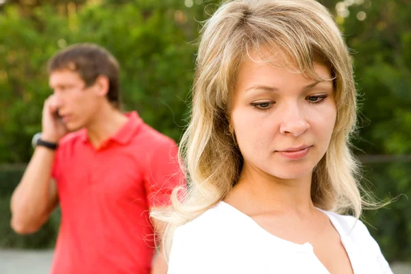 Young beautiful pair — Stock Photo, Image