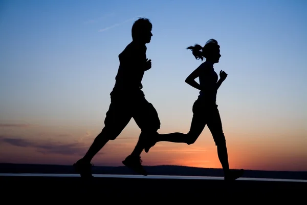 A correr — Fotografia de Stock