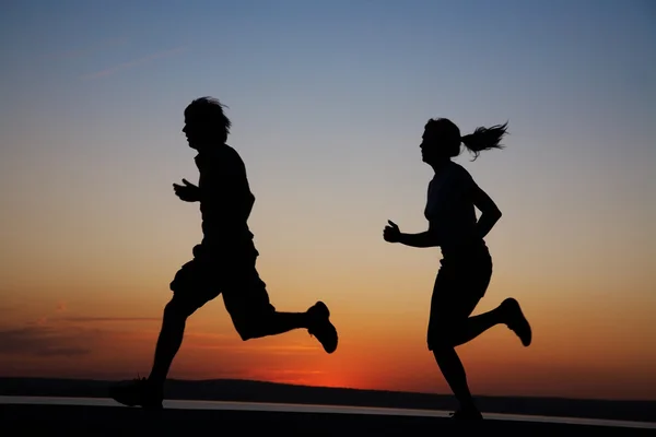 A correr — Fotografia de Stock