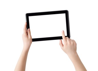 Hands with Tablet