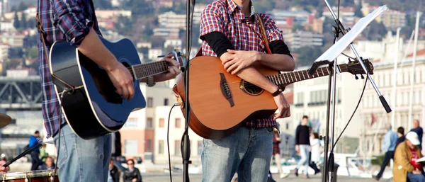 stock image Musicians in concert