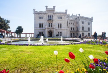 Miramare castle, Trieste - Italy clipart