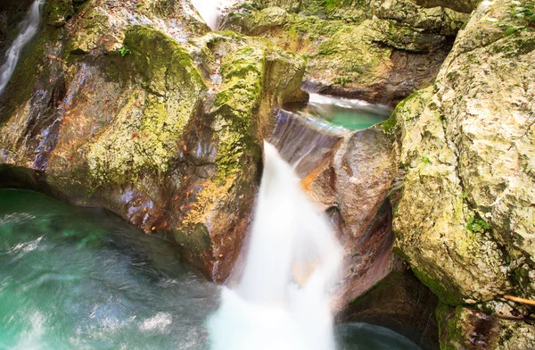 Waterfall, Julian Alps — Stock Photo, Image
