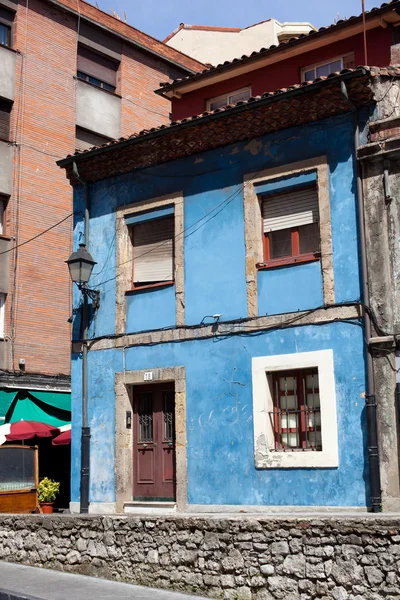Modrý dům, Gijón — Stock fotografie