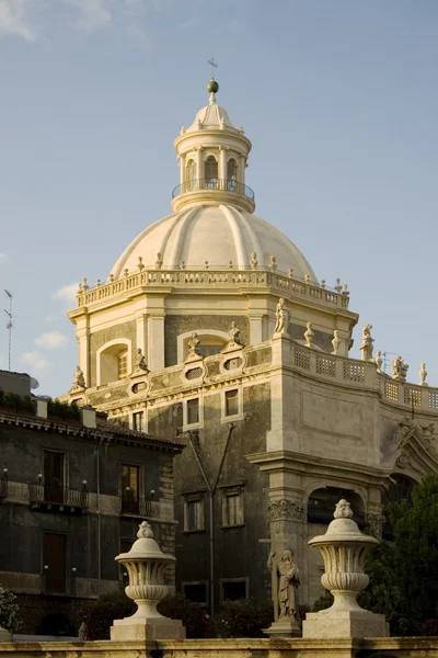 La chiesa della badia di sant 'agata, Catania — Stockfoto