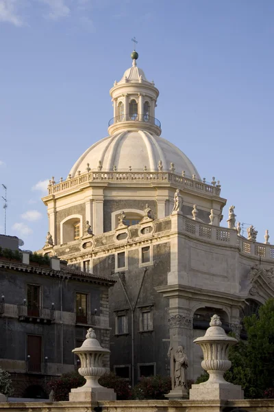 La chiesa della badia di sant 'agata, Catania — Stockfoto