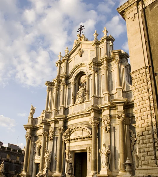 Katedrála v Catania — Stock fotografie