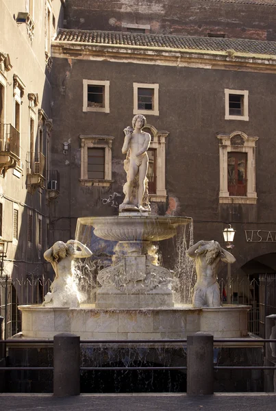 The fountain of Amenano, Catania — Stock Photo, Image