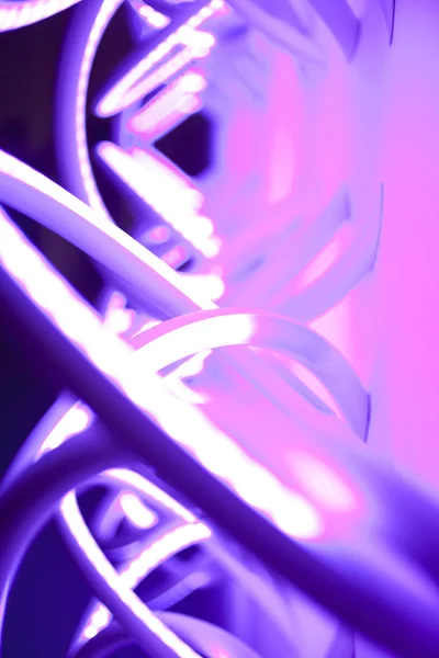 紫色霓虹灯光 — 图库照片