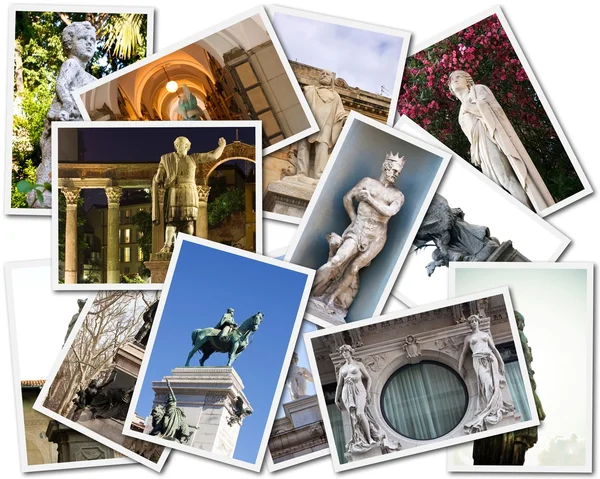 Collage de la estatua —  Fotos de Stock