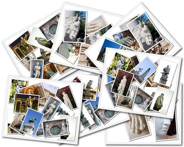 Statue collage — Stock Photo, Image