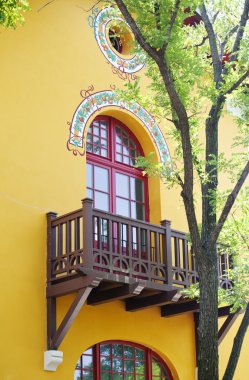 Balcony in Trieste clipart