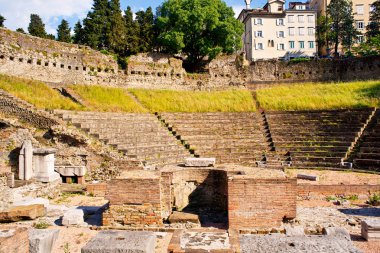 Roman Theater in Trieste clipart