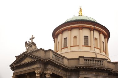 Kilise st. tertemiz maria delle grazie, bergamo, alta