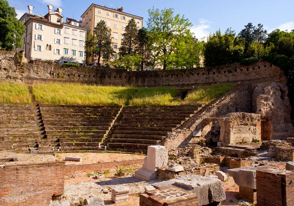 Romaans theater in Triëst — Stockfoto