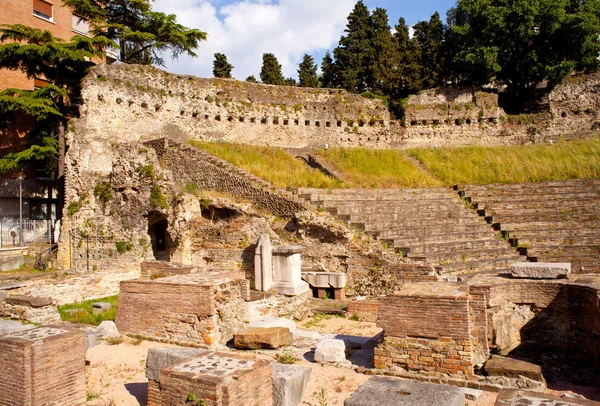 Romerska teatern i trieste — Stockfoto