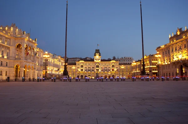 Piazza unità d'Italia, Trieste — Foto Stock