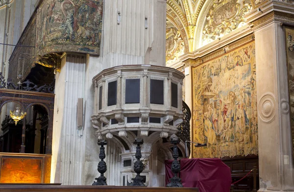Basilica di Santa Maria Maggiore Bergamo Alta — Stock Photo, Image
