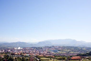 Panorama of Oviedo clipart