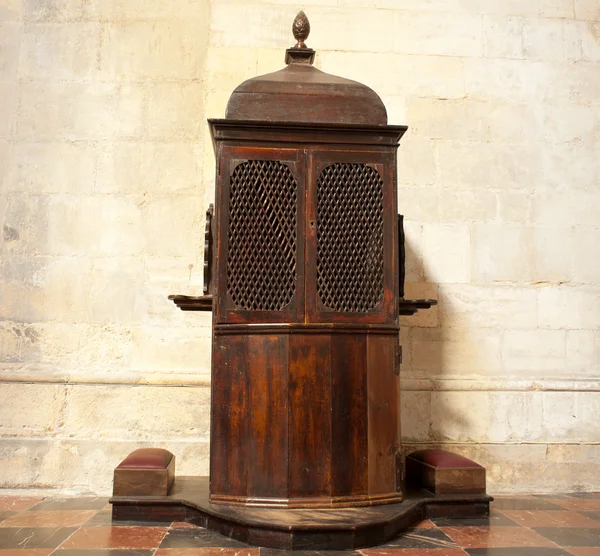 Confessional of the Oviedo's Cathedral — Stock Photo, Image