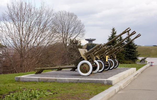 Sovjet-Unie artillerie uit de ww2 — Stockfoto