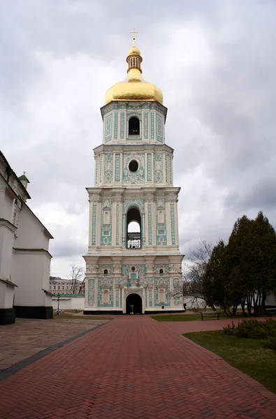 Turnul clopotniță al Catedralei Sfânta Sofia din Kiev — Fotografie, imagine de stoc