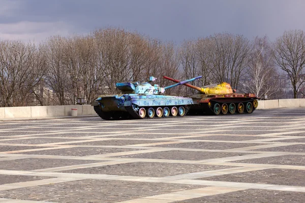 Hippie tanks in kiev, Oekraïne — Stockfoto