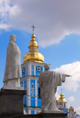 Statue, St Michael cathedral, Kiev clipart