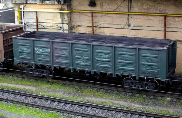 Wagon Train on track — Stock Photo, Image