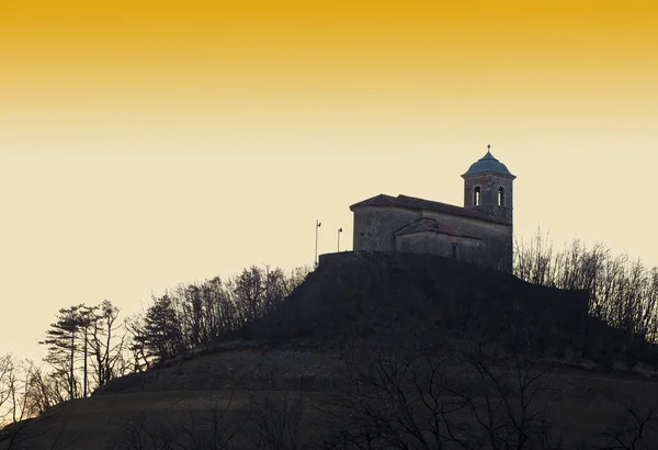 Церковь Святой Марии Снежной в Словении — стоковое фото