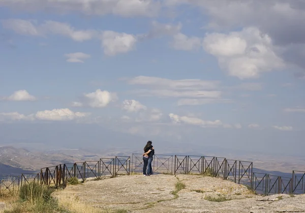 Amantes, Enna campo — Foto de Stock