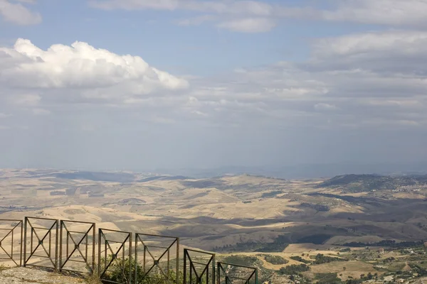 View of Enna countryside — Stockfoto