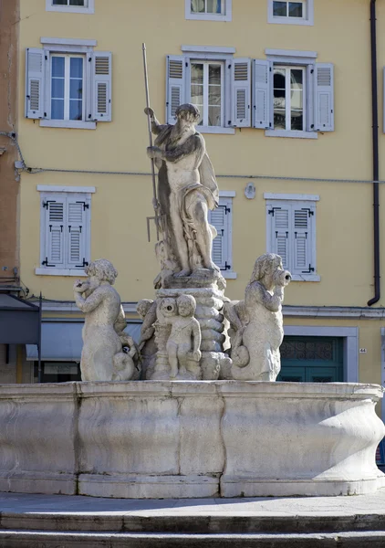 Neptune Fountain, Gorizia — Stock Photo, Image