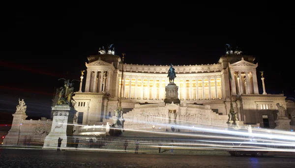 Εθνικό μνημείο να Βίκτωρ Εμμανουήλ β΄, Ρώμη — Φωτογραφία Αρχείου