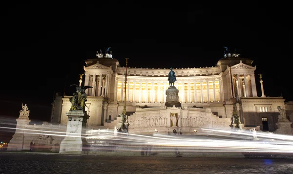 Nemzeti emlékmű, Victor Emmanuel II, Róma — Stock Fotó