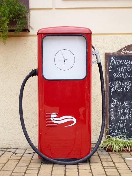 stock image Red petrol pump