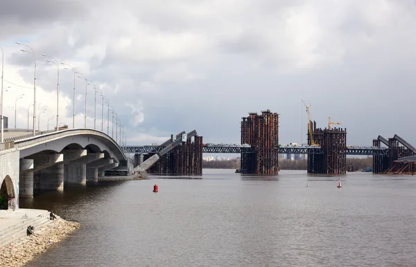 Construção da ponte, Kiev — Fotografia de Stock